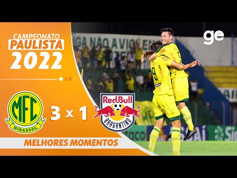 Gols e lances de Mirassol x Red Bull Bragantino