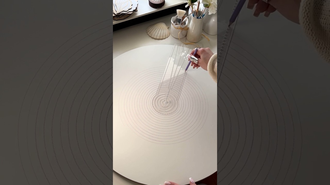 The ultimate must-have for your mandala art – WOW Ruler🔥 Link in description 🔗