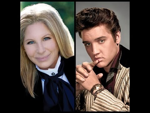 Barbra Streisand with Elvis Presley  