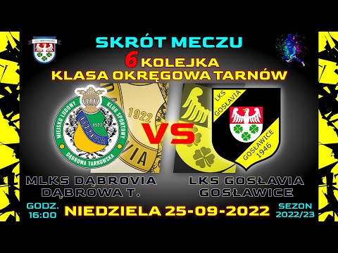DĄBROVIA DĄBROWA TARNOWSKA VS GOSŁAVIA GOSŁAWICE 25 09 22 KLASA OKRĘGOWA TARNÓW
