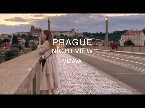6 dias apaixonados por Praga DIA4-Parte2 Ponte Carlos Cidade Velha Rio Vltava e Castelo de Praga à noite