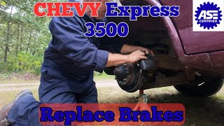 DIY Front Brake Replacement - 2002 Chevy Express 3500