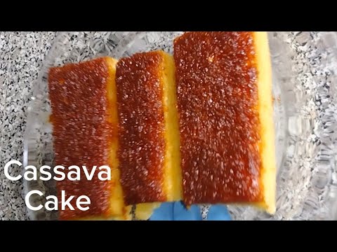 Easy Cassava Cake Recipe /Cassava Cake Using Fresh Cassava /How to Make Cassava Cake