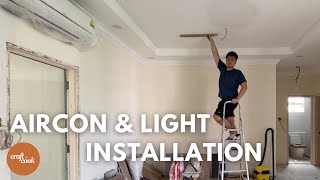 #9 - Aircon & Lights Installation | Resale Condo 1.5 Month RENOVATION Update | Craft & Cook SG