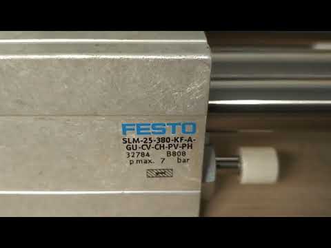 Festo SLM-25-380-KF-A-GU-CV-CH-PV-PH Pneumatik Linearzylinder Lineareinheit Zylinder