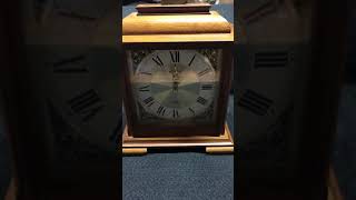 Linden Mantle Clock with Electronic Chimes