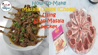 How to make Masala Lamb Chops (Chaap) using @shanglobalfood packet | Pinch0fSugar