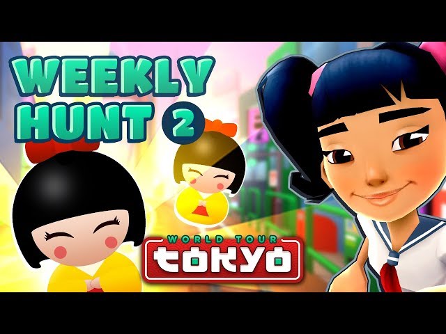 Subway Surfers Weekly Hunt - Collecting Hunt Tokens in Tokyo (Week 2)