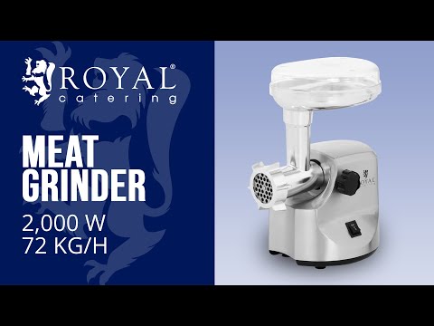vídeo - Picadora de carne - 2000 W - 72 kg/h