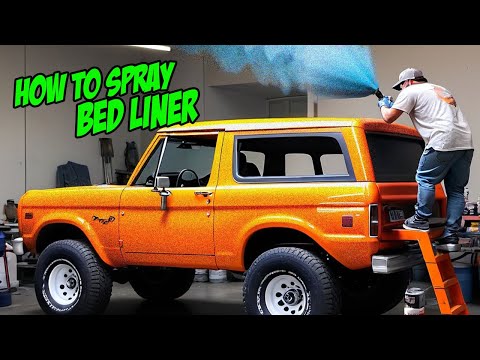 How to Spray Raptor Bed Liner on a 4X4