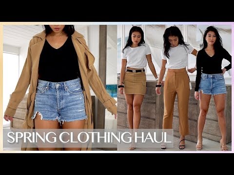 MANGO & MINI NORDSTROM CLOTHING TRY ON HAUL | Spring Summer 2019 Video