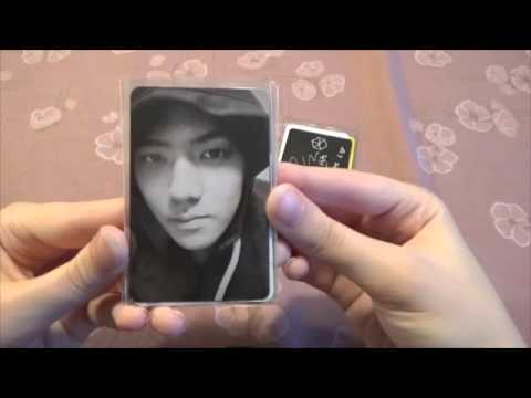 151026 K-pop Photocard Unboxing #3 - EXO