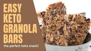 Keto Granola Bars