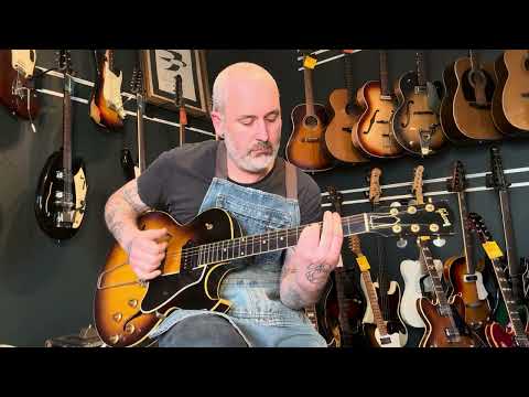 Gibson ES-225T 1955 - 1959 - Sunburst - VIDÉO image 25