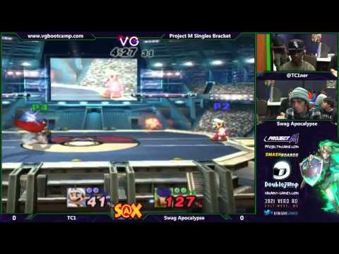 S@X 9/23/14 - TC1 (Mario) vs Swag Apocalypse (Ike) - Project M Tournament - Smash PM