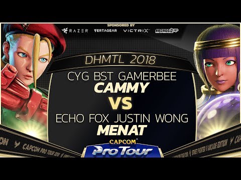 CYG BST GamerBee (Cammy) vs Echo Fox Justin Wong (Menat) - DH Montreal 2018 Pools - SFV - CPT 2018