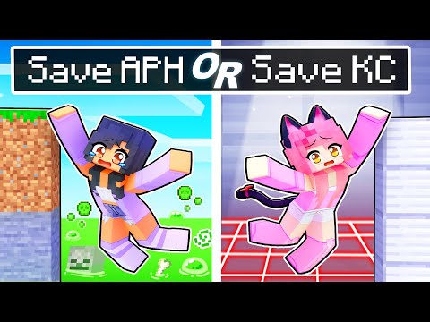 Aphmau - SAVE APHMAU or SAVE KC in Minecraft?