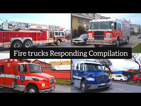 BEST OF FIRE TRUCKS RESPONDING COMPILATION 2021 [+RIDE ALONG]