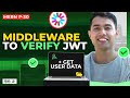 30 JWT Token Verification Middleware Creating Route To Get User Data From DB