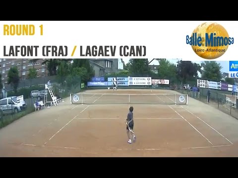 LAFONT (FRA) vs LAGAEV (CAN) Round 1 - Court 12