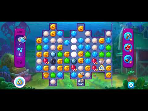 Fishdom Super Hard level 5210 no boosters フィッシュダム