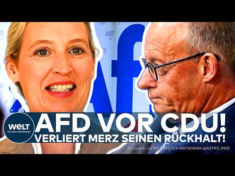 Video Thumbnail: AFD ÜBERHOLT CDU: „Die Union schmiert bundesweit weiter ab!" - Merz verliert eigene Leute!