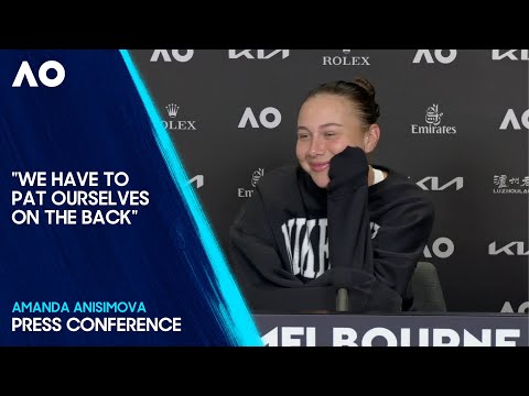 Amanda Anisimova Press Conference | Australian Open 2025 First Round