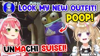 Suichan Gets Poop Cosmetics and Miko Calls Her 'UNmaCHI Suisei'