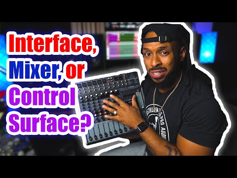 Audio Interface VS Mixer VS Control Surface | Which One Do You Need?