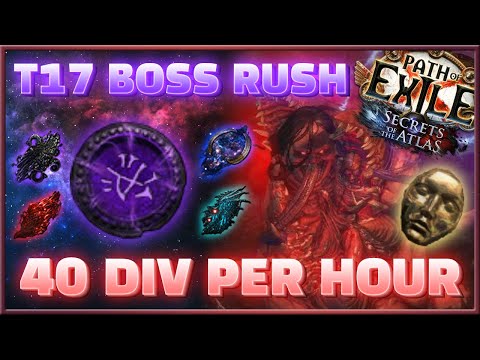 40 Divines/Hour t17 Boss Rush Guide - Fun & Huge Profit - PoE 3.26 SotA Mercenaries