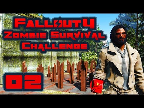 Let's Play Fallout 4: Zombie Survival Challenge - Part 2 - The Floor Is Lava
