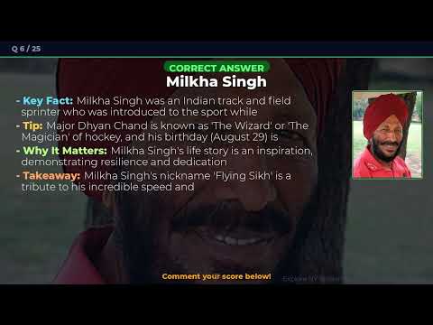 Can You Score 25/25? | Sports, Travel & Wildlife India Quiz | Explore NY Stream Quiz Ep 2