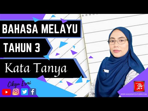 BAHASA MELAYU TAHUN 3 | KATA TANYA | TATABAHASA