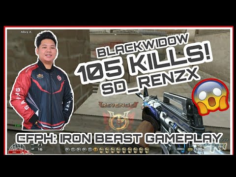 CFPH: SD_RENZX | 105 KILLS | IRON BEAST GAME PLAY | FFA BLACKWIDOW |