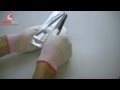 Video - Pinça Ponta Curva Antiestática ESD com Revestimento Epóxi 116mm - YX15