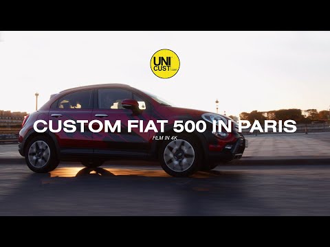 UNICUST Custom FIAT 500 X in Paris | TL FILMS (4K)