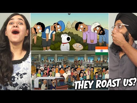 Indians React to Family Guy Indian Jokes | Brian and Stewie in India