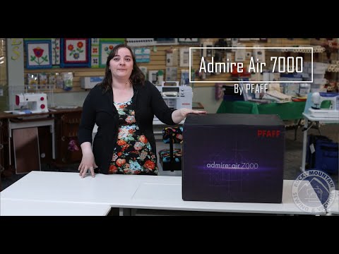 New Pfaff Admire Air 7000 coverlock serger unboxing
