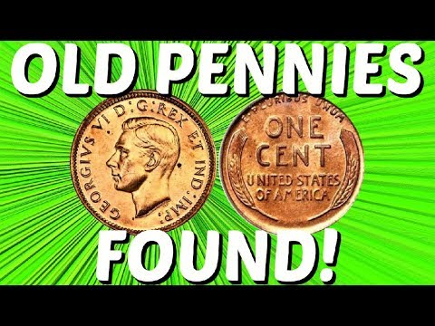 I FOUND SOME REALLY OLD PENNIES! COIN ROLL HUNTING $25 BOX OF PENNIES | COIN QUEST