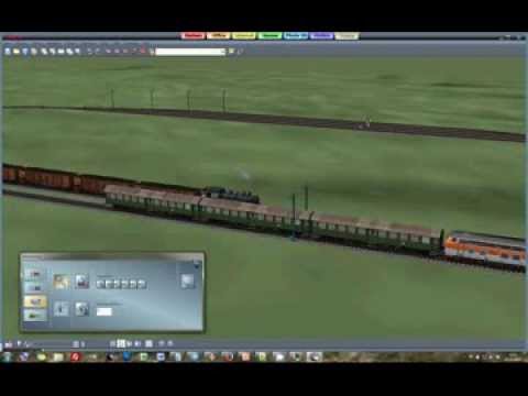 EEP-X Tutorial 11 - Add a 2nd Train and Drive Around - Model Train Simulator