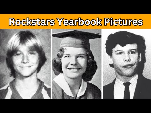 Guess The Rockstar From Their High School Yearbook Photo!