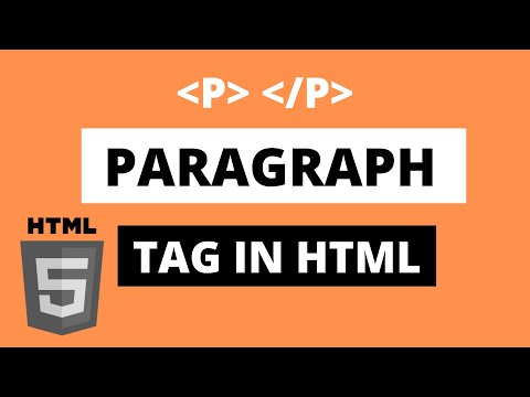 p Tag In HTML - HTML Tutorial for beginners - Part 3