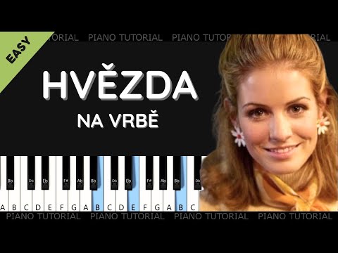 Hvězda na vrbě - Rebelové - Olympic  (piano tutorial | jak hrát | písnička z filmu | noty)