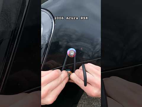 Installing quick release bumper supports on a 2006 Acura RSX