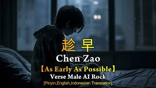 Download lagu Chen Zao 【趁早】Da Tou Zhen【大头针】 Male AI Rock  [Pinyin,English,Indonesian Translation] mp3