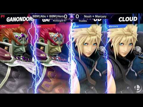 Recharged #7 - Abs + Hero vs Noah + Mercury - Winners Semis - SSBU