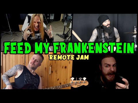 Feed My Frankenstein | Alice Cooper | Cover | Remote Jam | Steve Stine