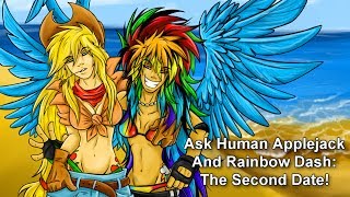 Ask Human Applejack And Rainbow Dash: The Second Date