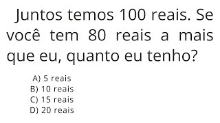 🔥TESTE SUA INTELIGÊNCIA - MATEMÁTICA BÁSICA