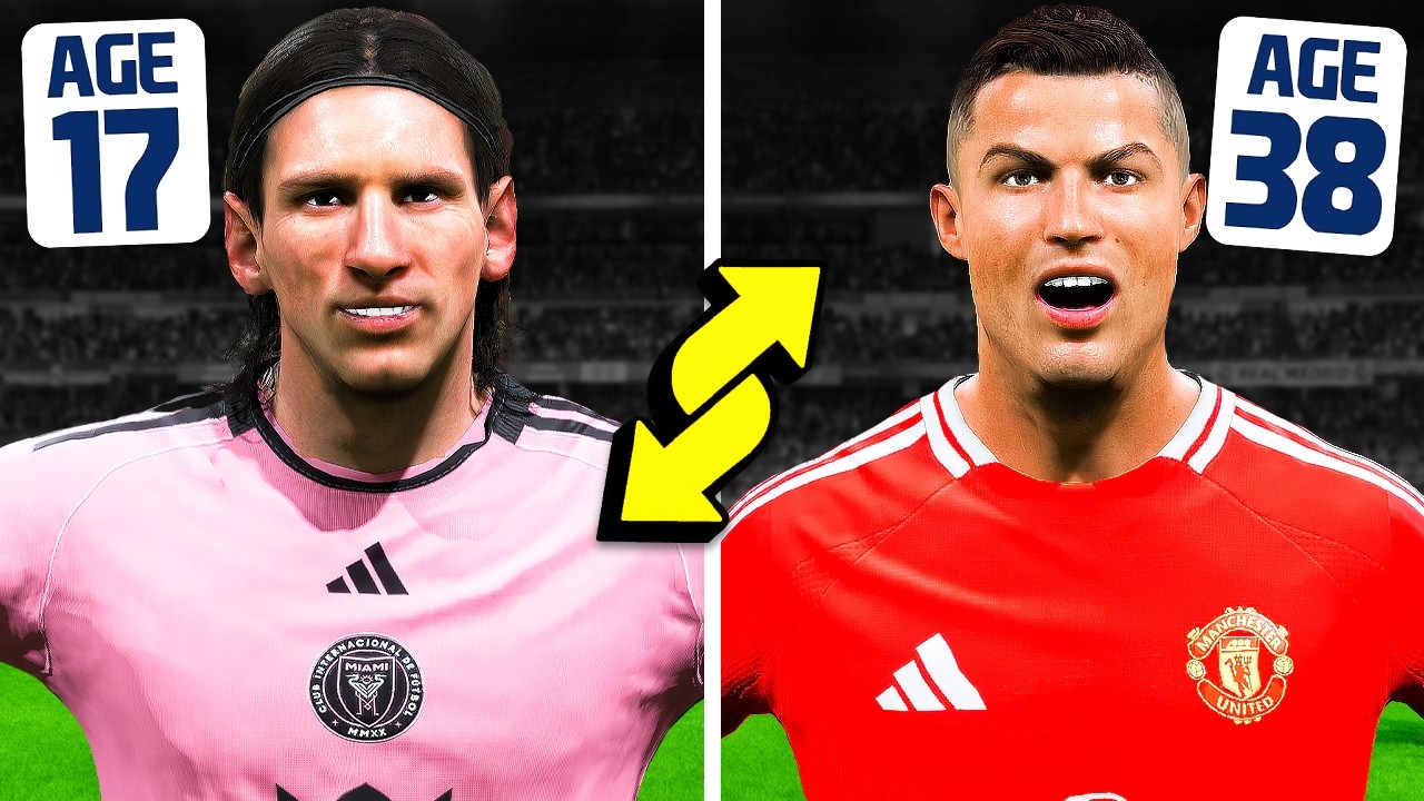 I Put Messi and Ronaldo's Careers in Reverse
